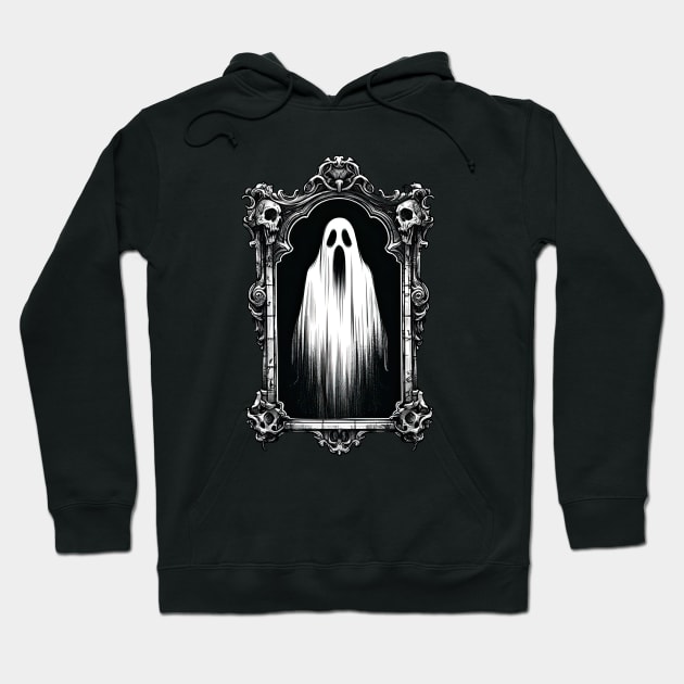 horror ghost in mirror Hoodie by Dracoola